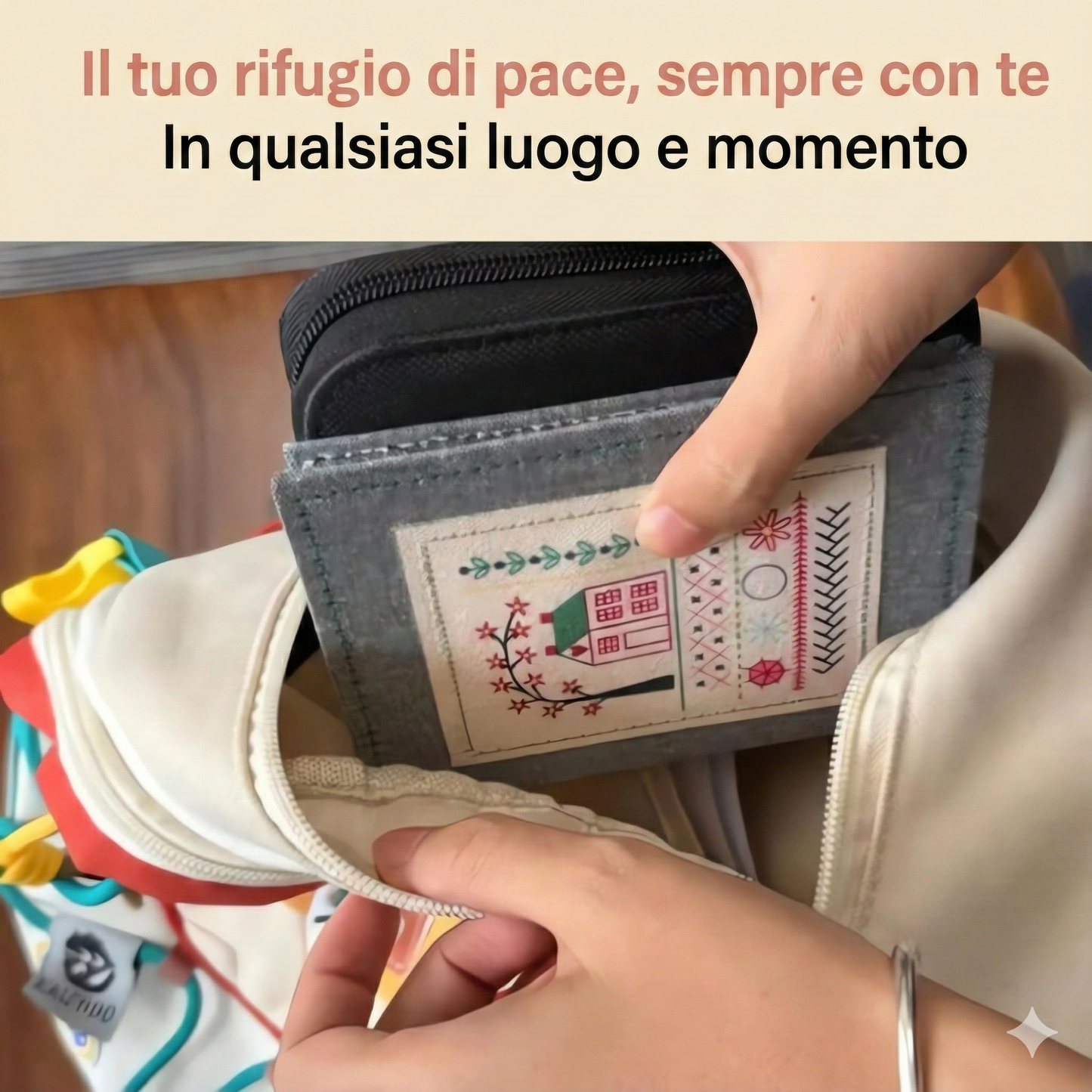 Kit di Ricamo Terapeutico – Libro con oltre 60 Disegni